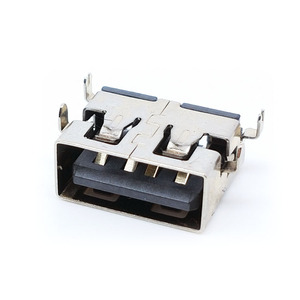 产地货源 定制 USB母头插接件插头插座 连接器 沉板1.1mm贴片母座