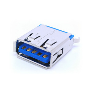 厂家直销 USB3.0母头 插座180度直立式 母座 180度 插板连接器