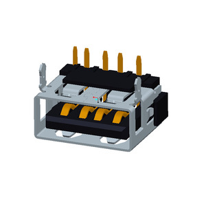 产地货源 定制 USB5Pin母头 插头插座 连接器 短体10*6.8高母座